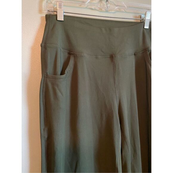 ESOFT Wide Leg Pants High-Waisted Yoga Work Dress Pants Pockets M NWOT - Picture 4 of 6